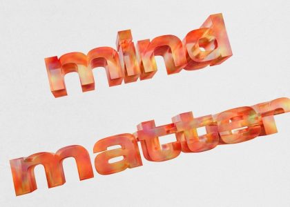Mind Over Matter Glass Text | Blender 3D
